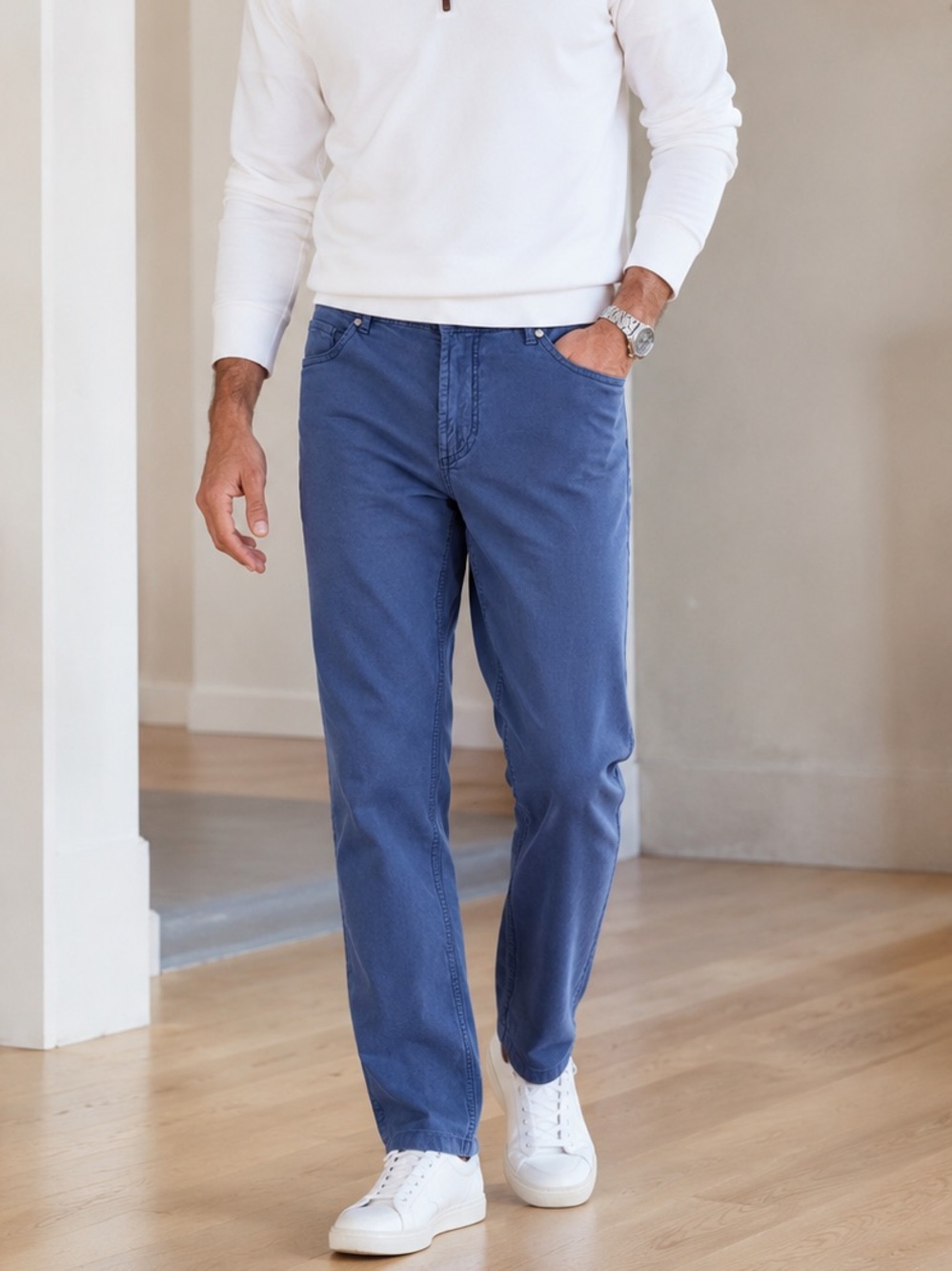 Peter Millar Crown Crafted Wayfare 5 Pocket Pants 34 x 28 Blue